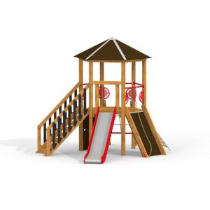 Six Angle w/ Stairs & Slide (H120)